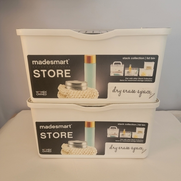 New Madesmart Medium Stacking Lid Storage Bin - Picture 9 of 9